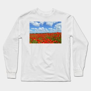 Poppy field Long Sleeve T-Shirt